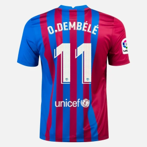 Camisetas fútbol FC Barcelona Ousmane Dembele 11 1ª equipación Nike 2021/22 – Manga Corta