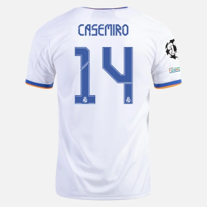 Camisetas fútbol Real Madrid Casemiro 14 1ª equipación adidas 2021/22 – Manga Corta