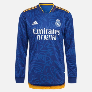 Camisetas fútbol Real Madrid 2ª equipación adidas 2021/22 – Manga Larga