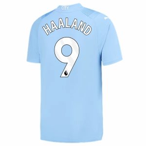 Camisetas fútbol Manchester City Erling Haaland 9 1ª equipación 2023-2024